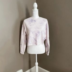 Tie-Dye Cropped Sweater